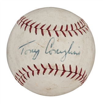 Tony Conigliaro Single Signed Baseball (PSA/DNA)